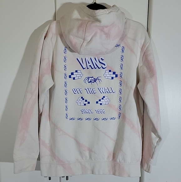 Vans Hoodie  Sweater Size  Medium Pink Tie Dye Unisex - Picture 7 of 9